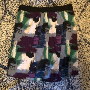 Colorful Pleated Skirt